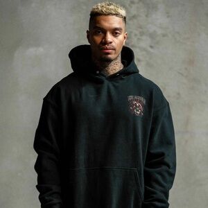 GYMREAPERS ONLY THE STRONG SURVIVE HOODIE BLACK SIZE SMALL